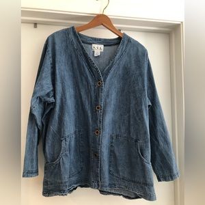 Vintage denim chore jacket